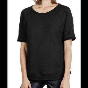 Everlane short sleeve black sweatshirt (medium)